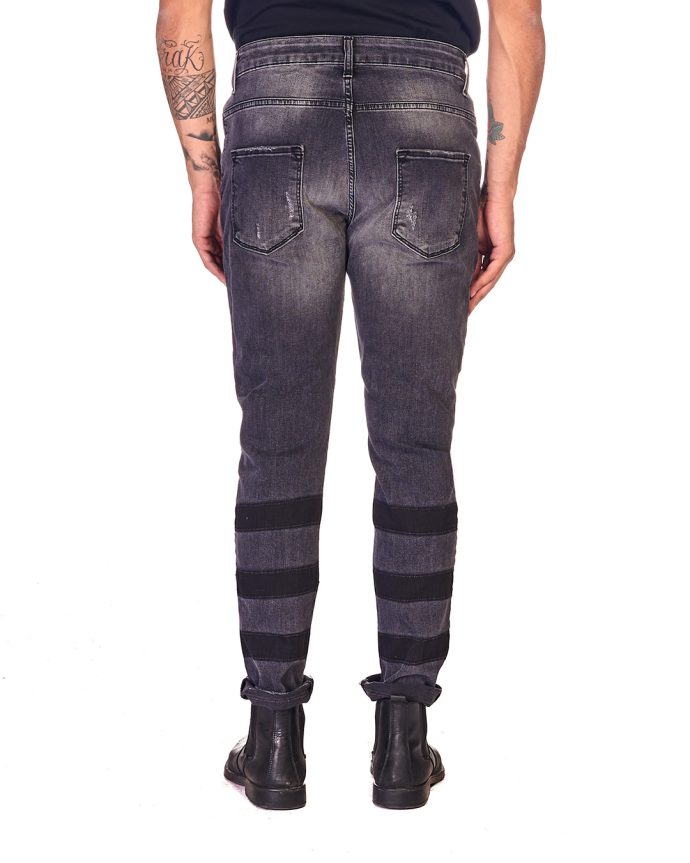 Neill Katter jeans con fondo rigato